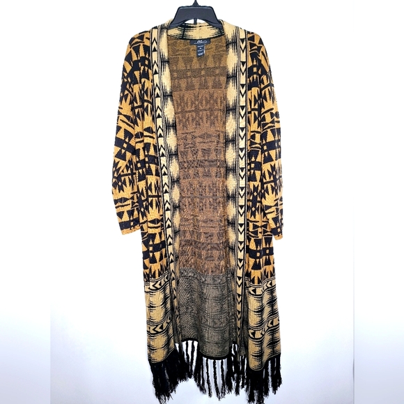 Midnight Velvet "The South By Southwest Coquette Girl" Longline Cadigan Jacket. - Picture 1 of 5